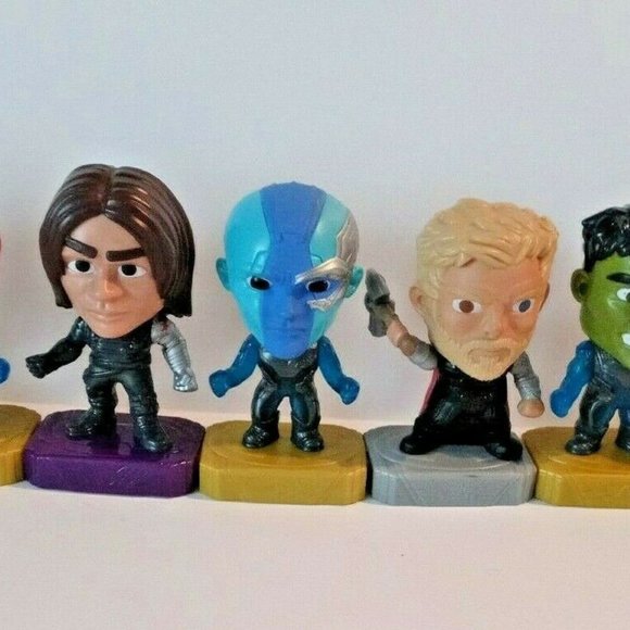 MARVEL AVENGERS 2019/2020 MCDONALD'S SET LOT 7 HAP - Picture 1 of 8